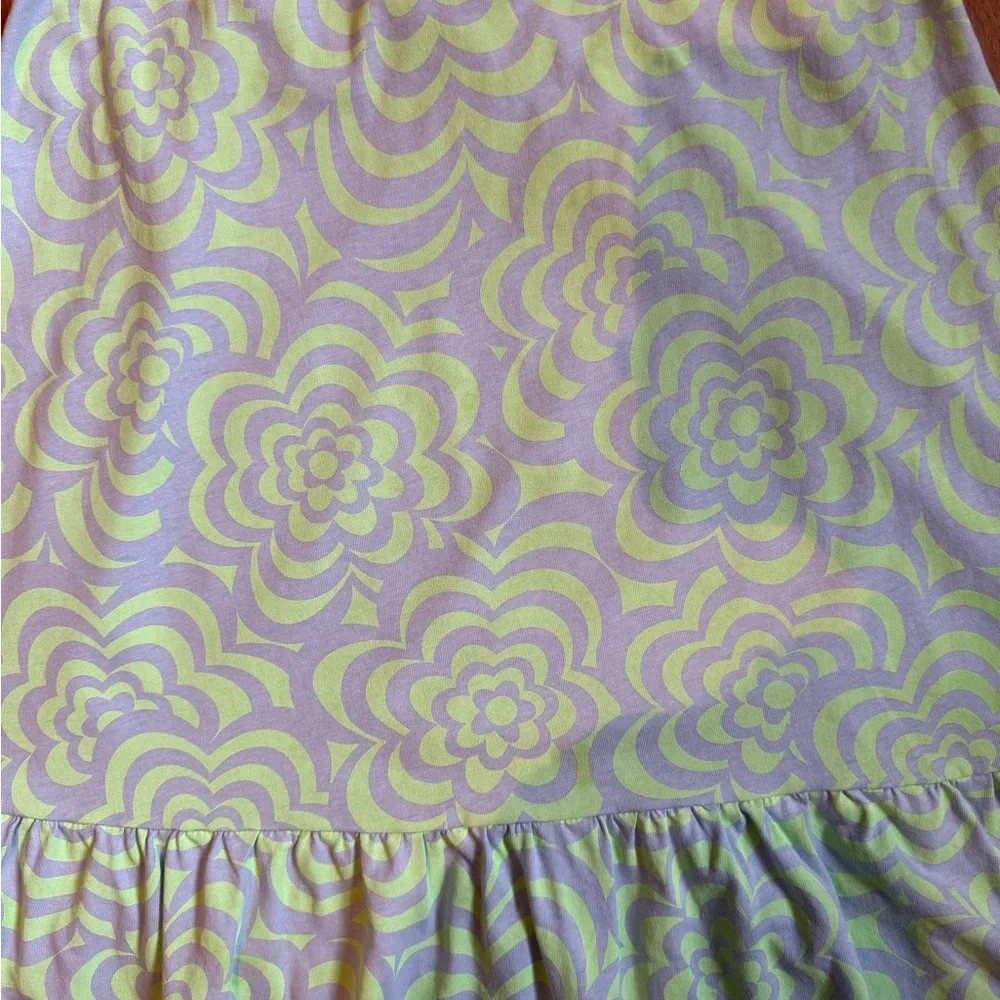 GAP Kids | Light Blue and Mint Green Patterned Cotton Sundress, Girls Medium